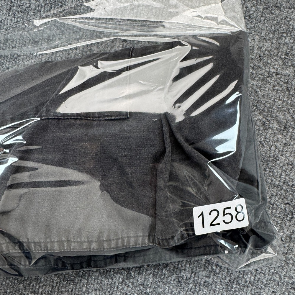 Vintage Mens Y2K Tactical Utility Vest Medium Black Concealed Hood Multi Pocket - Picture 10 of 10
